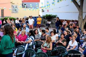 Pregón de La Viña a cargo del alcalde de Telde y actuación del humorista Maestro Florido (Foto Antonio Alí y TA)